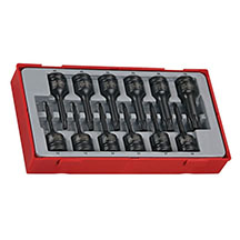 Teng Tools 1/2'' TX Impact Socket Set DIN TT1 12 Pieces