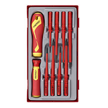Teng Tools Insulated Screwdriver Set Interchangeable Blades TT1