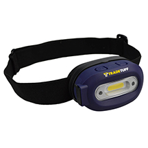 JCB Head torch with adjustable elastic strap