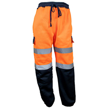 Unbreakable Gibson Hi-Vis Joggers - Orange