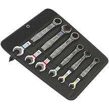 Wera 6000/6002 Joker Ratcheting Combination Wrenches 6 Set