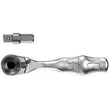 Wera 8001 A Zyklop Mini Ratchet 1/4'' SB with 1/4'' drive