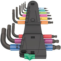 Wera 950/9 Hex-Plus Metric Multicolour 2 L-key Set (9 piece)