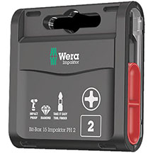 Wera Bit-Box 15 Impaktor PH (15 piece)