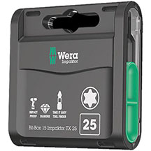 Wera Bit-Box 15 Impaktor TX30 (15 piece)