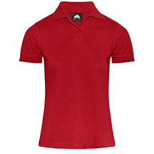 Women's Orn Eagle Poloshirt - Red