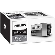 Philips Industrial Battery 9V - Pack 10